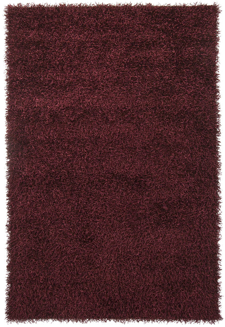 Chandra Zara ZAR-14504 Plum rug, flat view