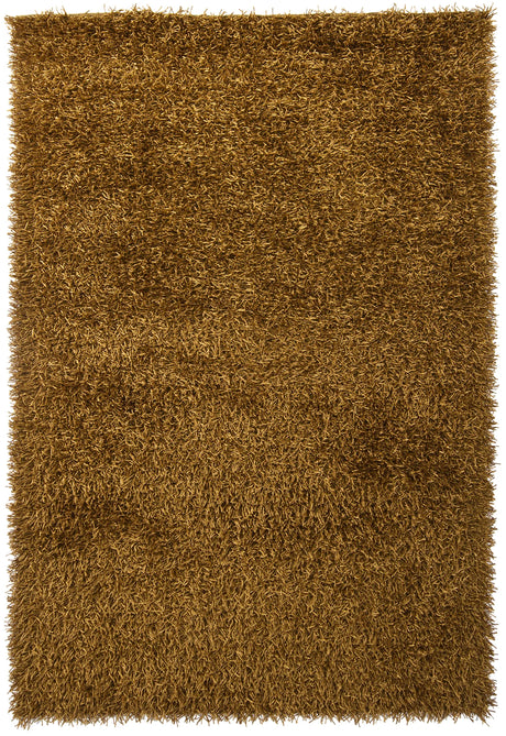 Chandra Zara ZAR-14505 Gold rug, flat view