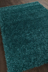 Chandra Zara ZAR-14507 Blue rug, angled side view
