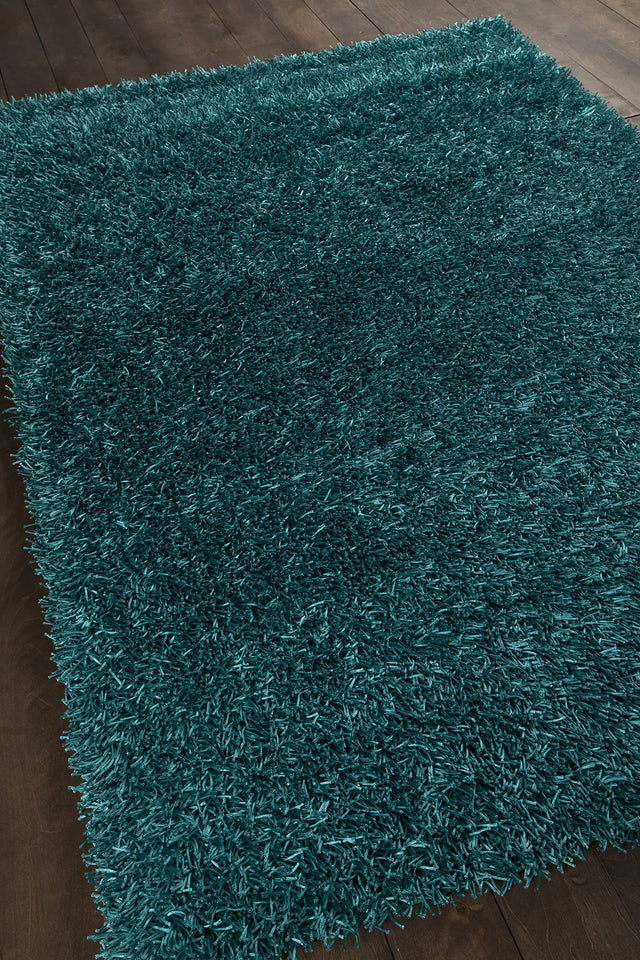 Chandra Zara ZAR-14507 Blue rug, angled side view