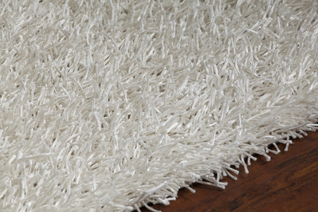 Chandra Zara ZAR-14508 White rug, side detail view