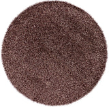 Chandra Zara ZAR-14509 Plum and Cream round rug, flat view