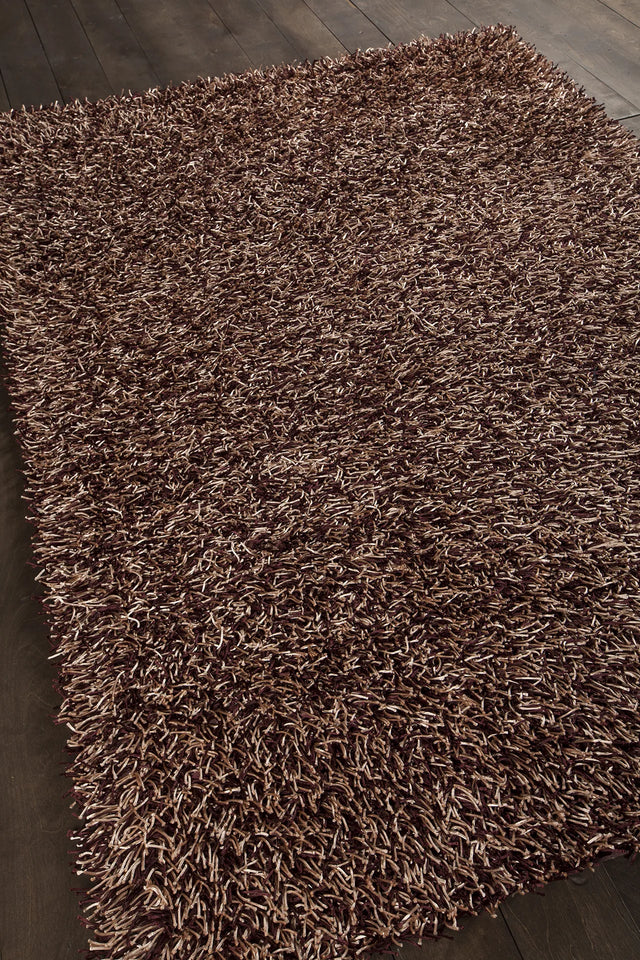 Chandra Zara ZAR-14509 Plum and Cream rug, angled side view
