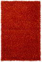Chandra Zara ZAR-14510 Red and Orange rug, flat view