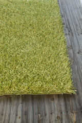 Chandra Zara ZAR-14511 Green and Yellow rug, corner detail