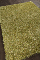 Chandra Zara ZAR-14511 Green and Yellow rug, angled side view