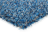 Chandra Zara ZAR-14512 Navy and Blue and Grey rug, corner detail