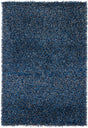 Chandra Zara ZAR-14512 Navy and Blue and Grey rug, flat view