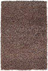 Chandra Zara ZAR-14514 Brown and Plum and Ivory rug, flat view