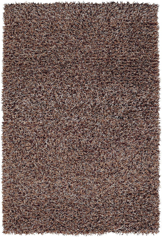 Chandra Zara ZAR-14514 Brown and Plum and Ivory rug, flat view