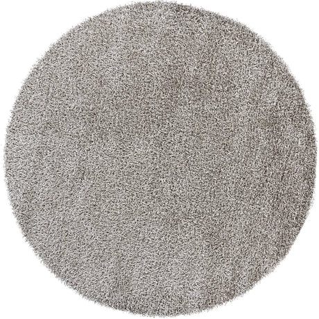 Chandra Zara ZAR-14521 Silver round rug, flat view