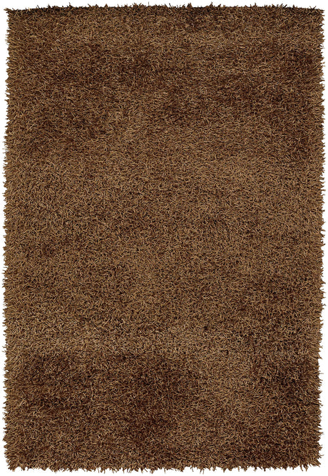 Chandra Zara ZAR-14531 Brown rug, flat view