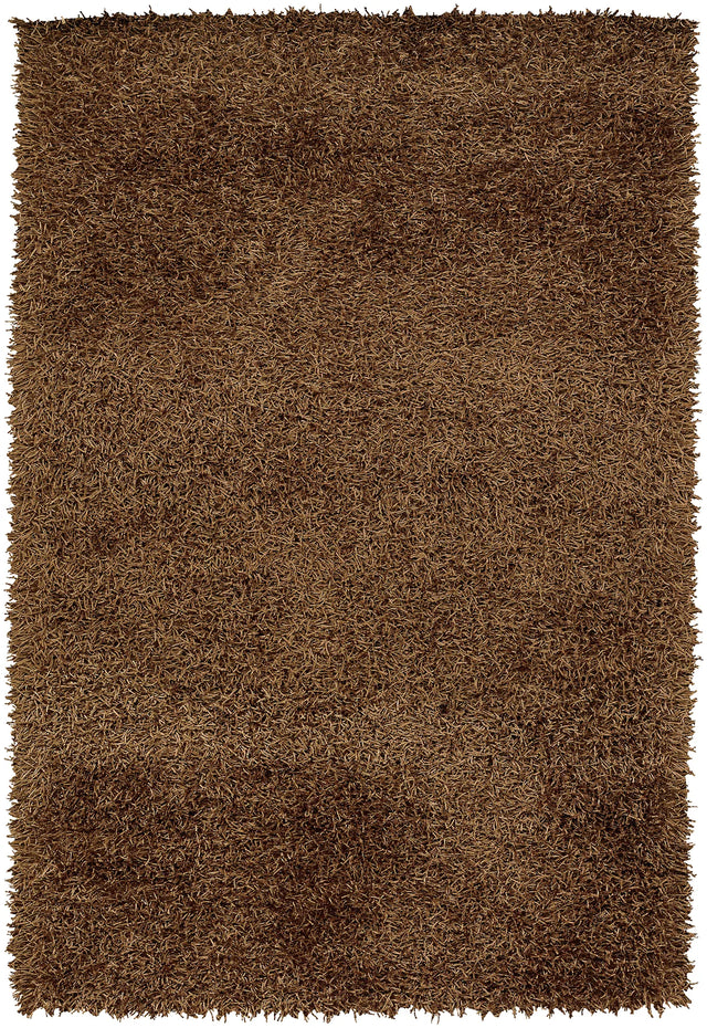 Chandra Zara ZAR-14531 Brown rug, flat view