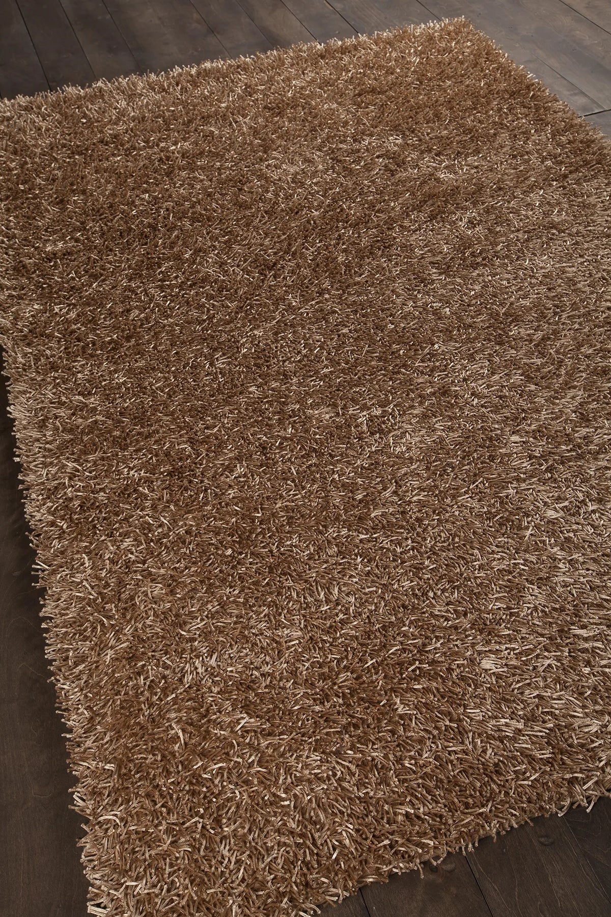 Chandra Zara ZAR-14539 Tan rug, angled side view