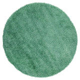 Chandra Zara ZAR-14541 Blue round rug, flat view