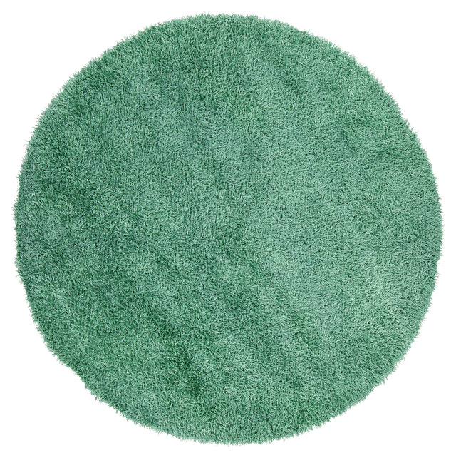 Chandra Zara ZAR-14541 Blue round rug, flat view