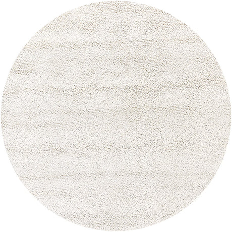 Chandra Zeal ZEA-20600 White round rug, flat view