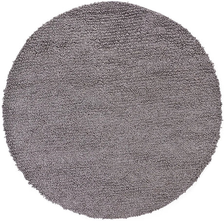 Chandra Zeal ZEA-20604 Charcoal round rug, flat view