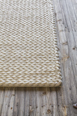 Chandra Zensar ZEN-10000 Ivory rug, corner detail