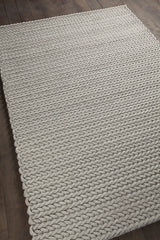 Chandra Zensar ZEN-10000 Ivory rug, angled side view