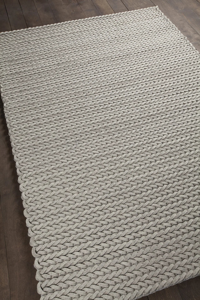 Chandra Zensar ZEN-10000 Ivory rug, angled side view