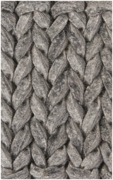 Chandra Zensar ZEN-10001 Grey rug, texture close-up
