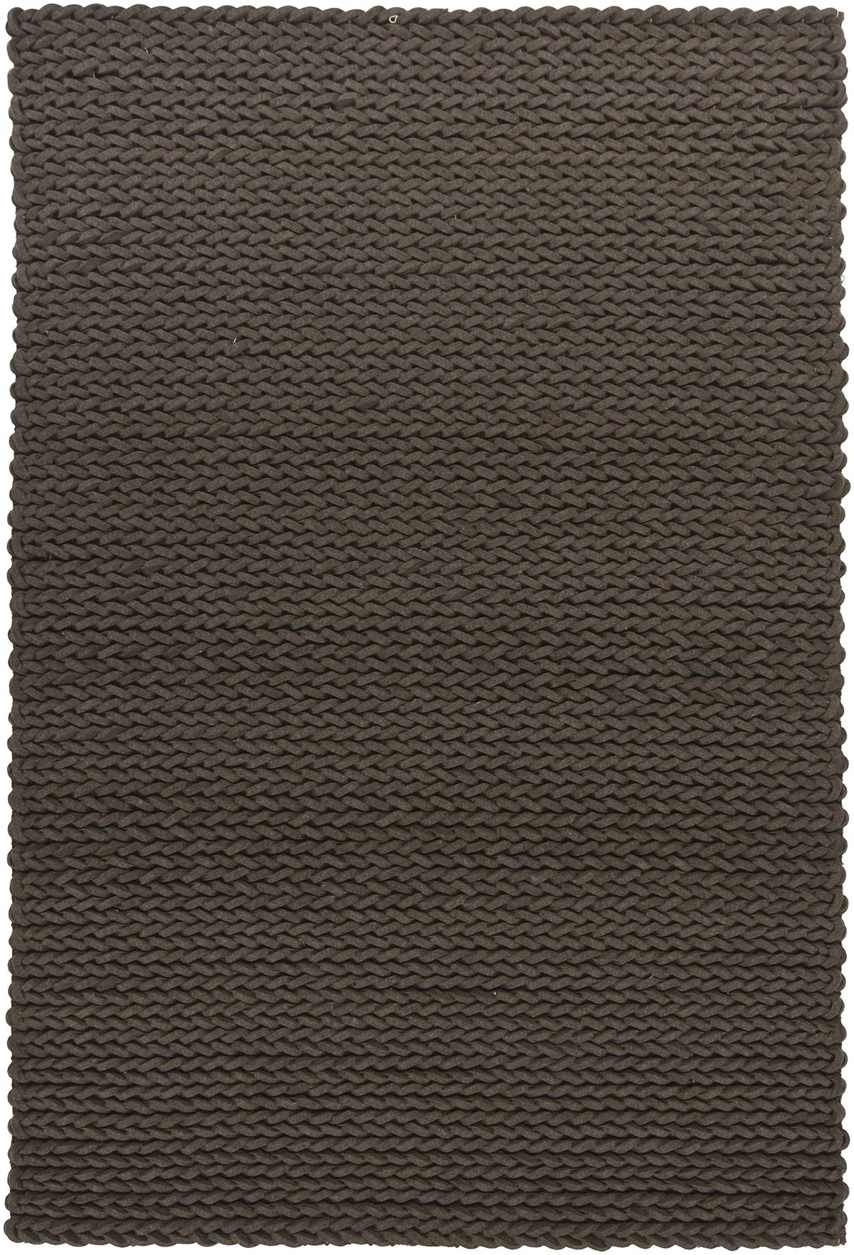 Chandra Zensar ZEN-10002 Brown rug, flat view