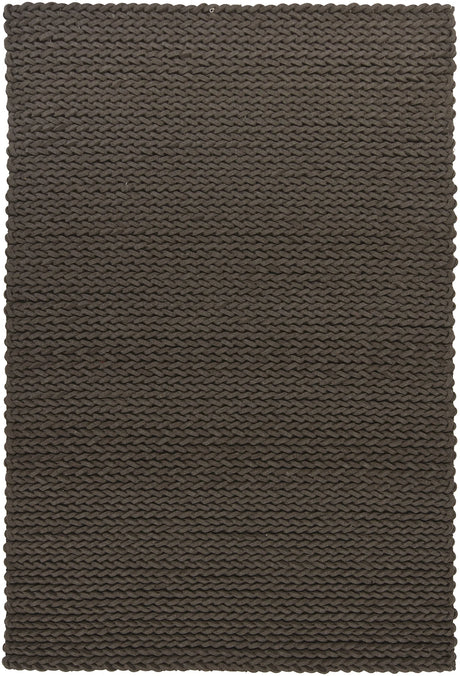 Chandra Zensar ZEN-10002 Brown rug, flat view