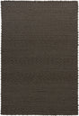 Chandra Zensar ZEN-10002 Brown rug, flat view