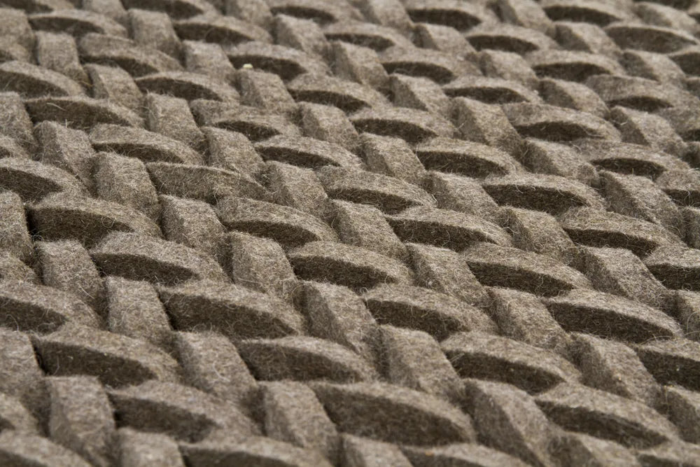 Chandra Zensar ZEN-10002 Brown rug, texture close-up