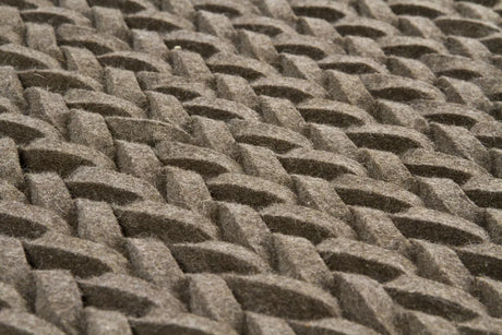 Chandra Zensar ZEN-10002 Brown rug, texture close-up