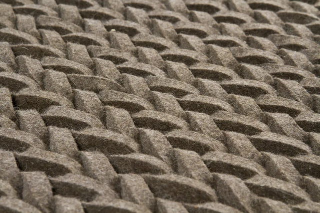 Chandra Zensar ZEN-10002 Brown rug, texture close-up