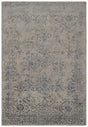 Chandra Zina ZIN-45701 Blue and Beige rug, flat view