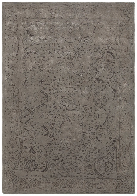 Chandra Zina ZIN-45702 Taupe rug, flat view