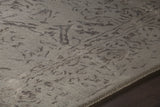 Chandra Zina ZIN-45702 Taupe rug, side detail view