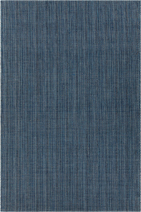 Chandra Ziva ZIV-48600 Blue and Grey and Black rug, flat view
