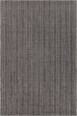 Chandra Ziva ZIV-48601 Grey and Black and White rug, flat view