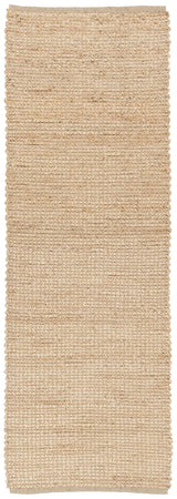 Chandra Zola ZOL-17100 Natural Tan runner rug, flat view