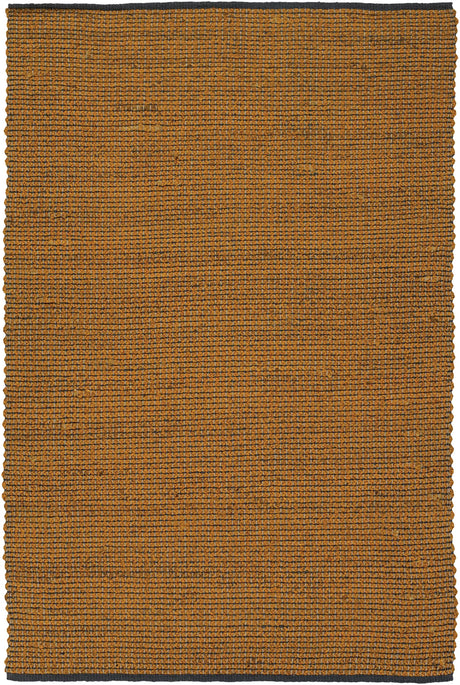Chandra Zola ZOL-17101 Orange and Charcoal rug, flat view