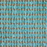 Chandra Zola ZOL-17102 Blue and Charcoal rug, texture close-up