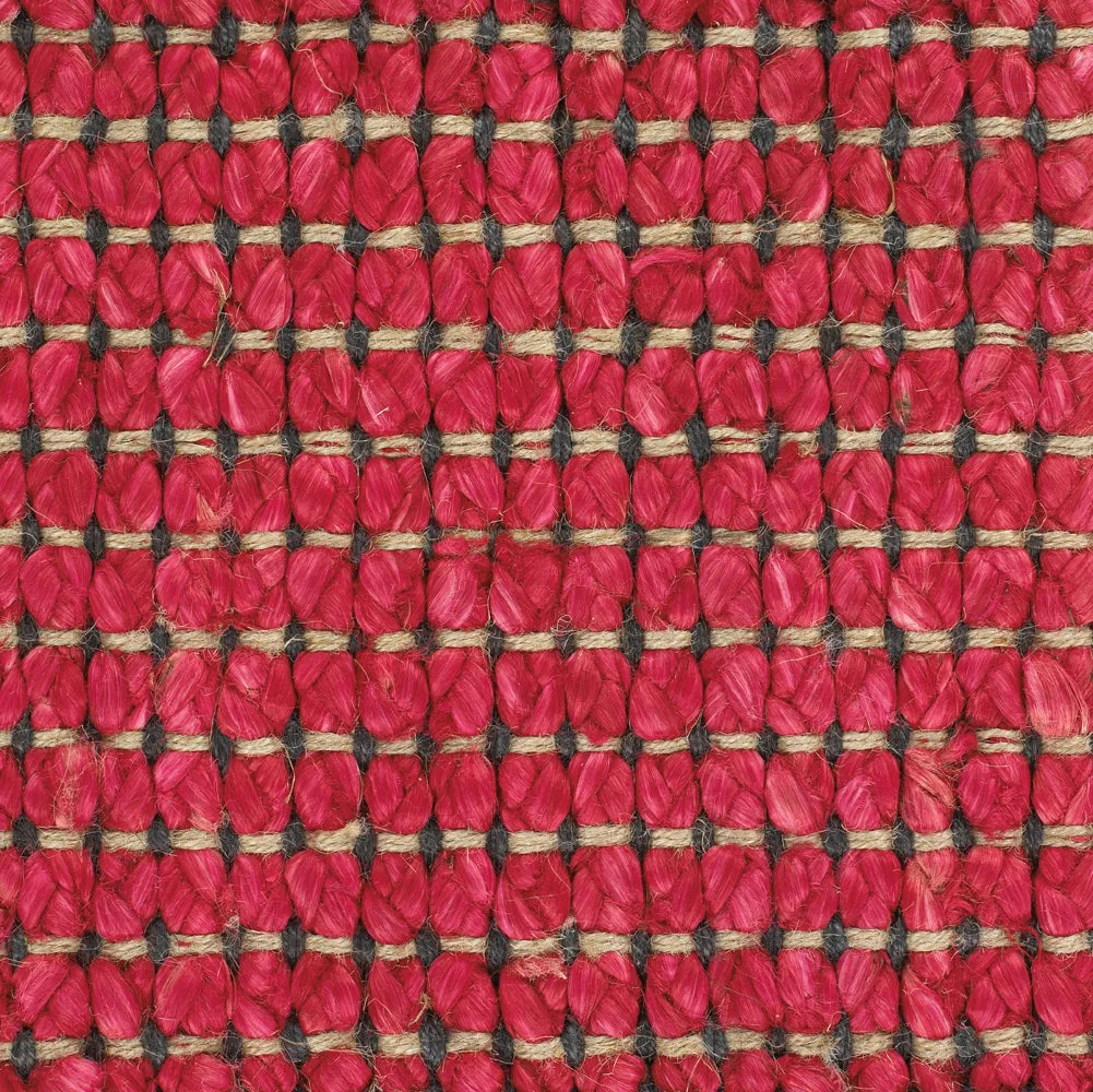 Chandra Zola ZOL-17103 Red and Charcoal rug, texture close-up