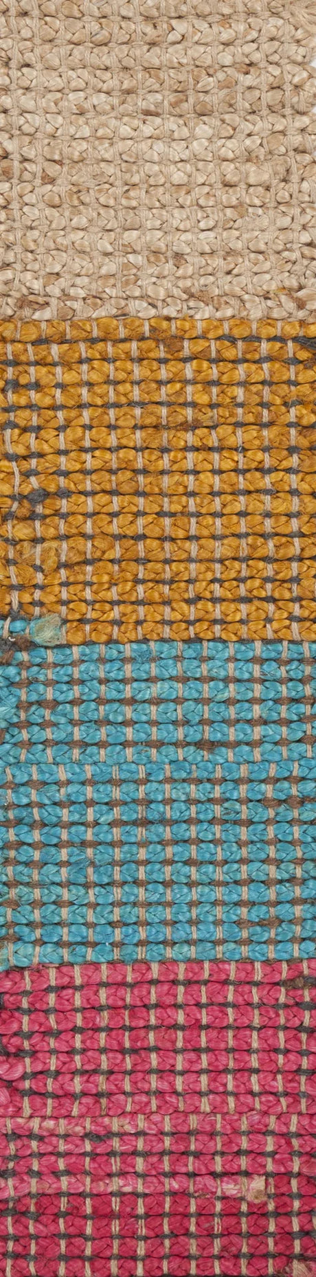 Chandra Zola sample color blanket, Red and Charcoal