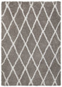 Chandra Zoya ZOY-45801 Grey and White rug, flat view