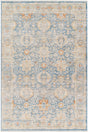 Surya Chicago Chg-2310 Blue, Light Beige, Mustard, Slate, Burnt Orange Rug.