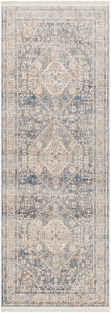 Surya Chicago Chg-2318 Slate, Light Beige, Burnt Orange, Blue, Rust Rug.