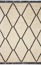 Chris Loves Julia x Loloi Alice Ali-04 Cream/Charcoal Rugs.