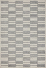 Chris Loves Julia x Loloi Bradley Brl-03 Ivory/Grey Rug.