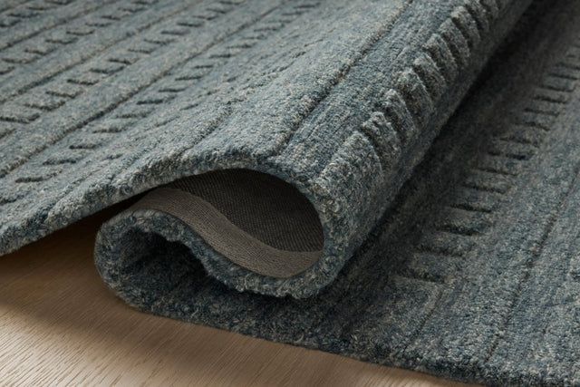 Chris Loves Julia x Loloi Bradley Brl-05 Teal/Teal Rug.