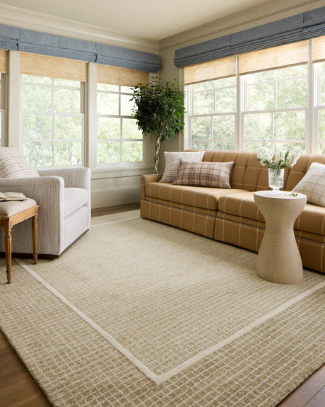 Chris Loves Julia x Loloi Briggs Brg - 01 Wheat/Ivory Rug - Chris Loves Julia x Loloi - brisbrg - 01wtiv2339