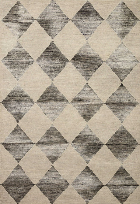 Chris Loves Julia x Loloi Francis Fra - 01 Beige/Charcoal Rug - Chris Loves Julia x Loloi - frasfra - 01becc2339